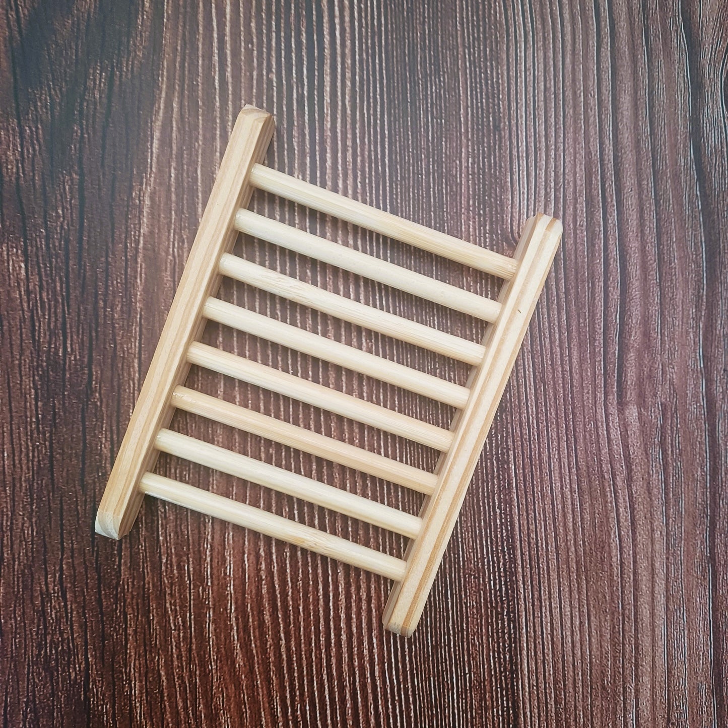 Wooden soap dish