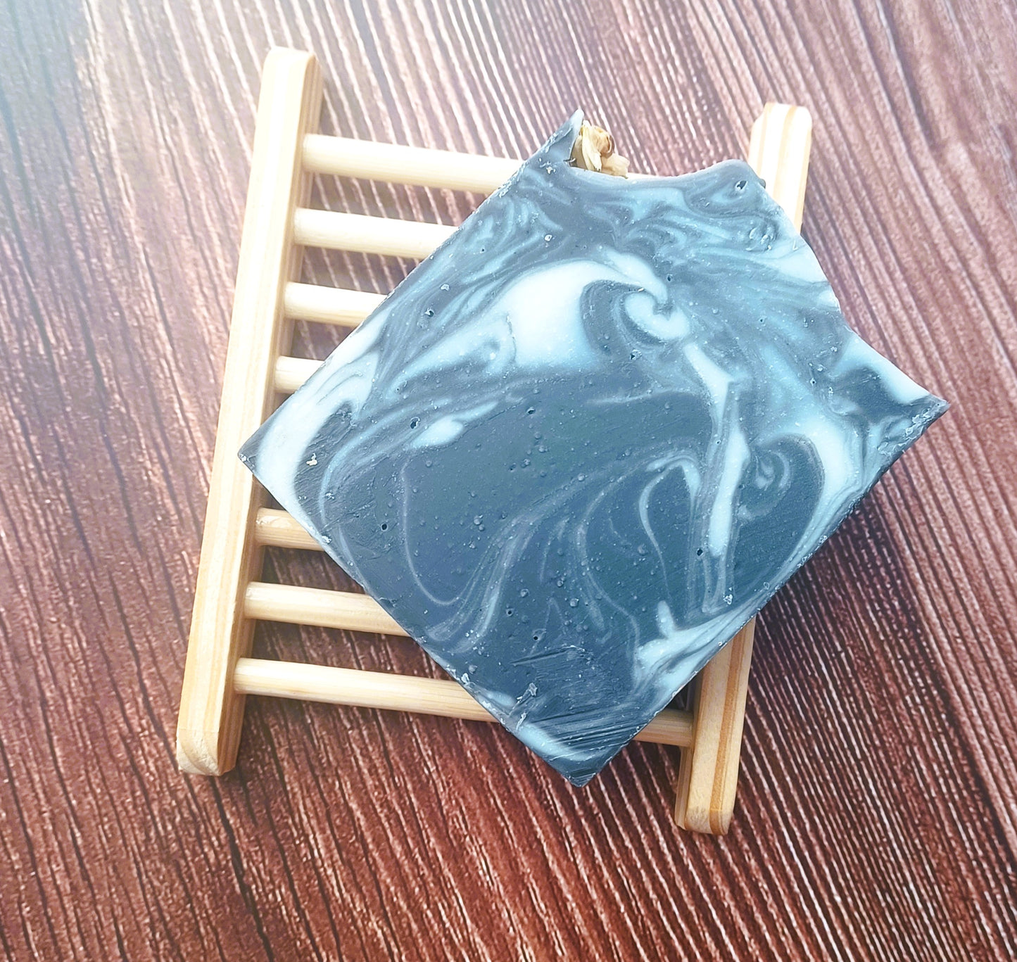 Wooden soap dish