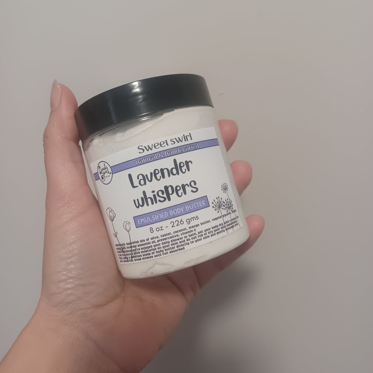 EMULSIFIED BODY BUTTER LAVENDER