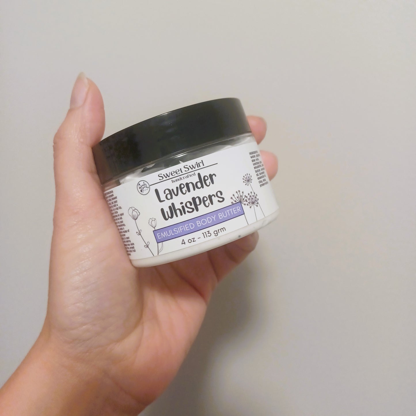 Lavender Whispers Handcrafted Sugar Scrub