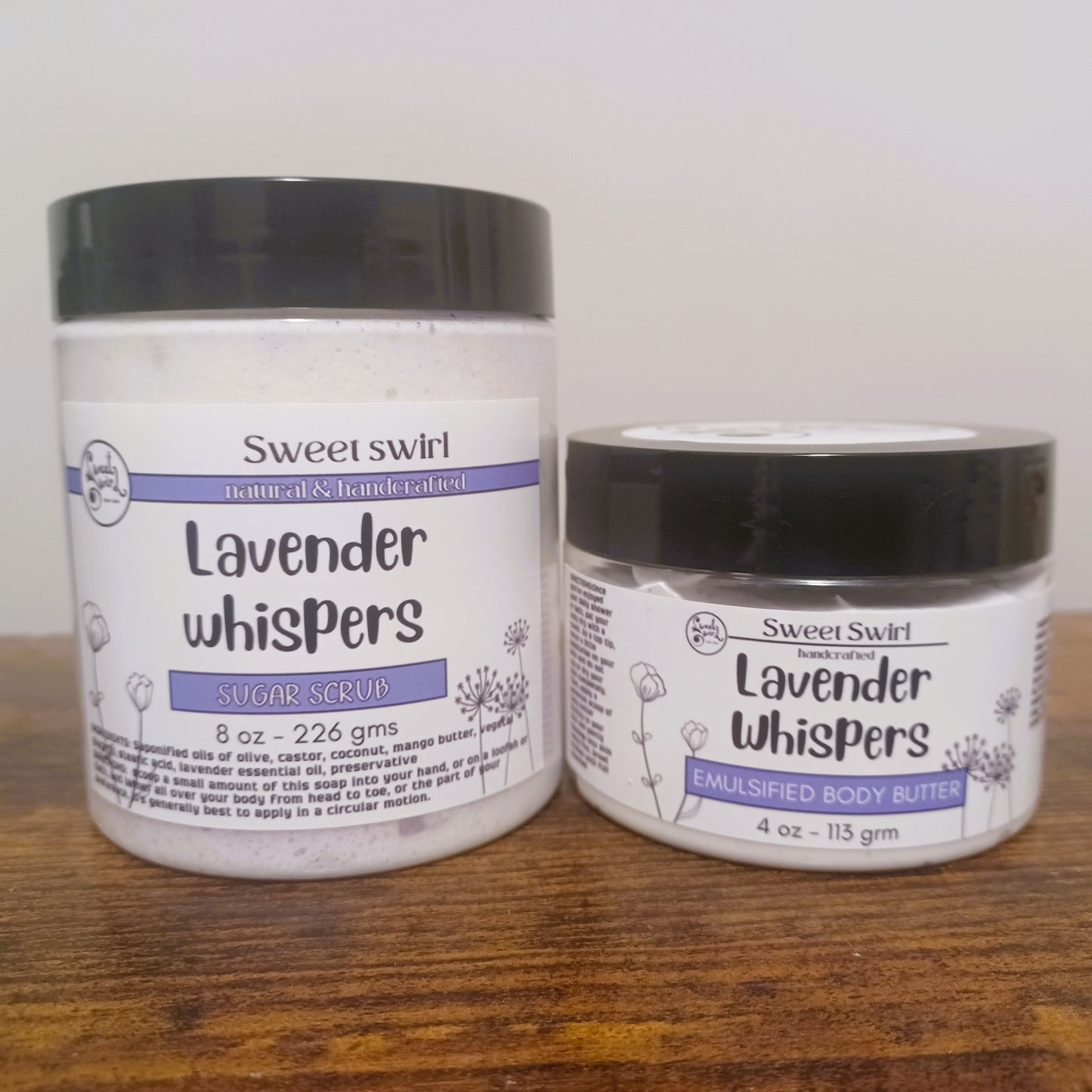 Lavender Whispers Handcrafted Sugar Scrub