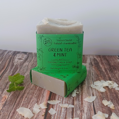 GREEN TEA & MINT SOAP BAR