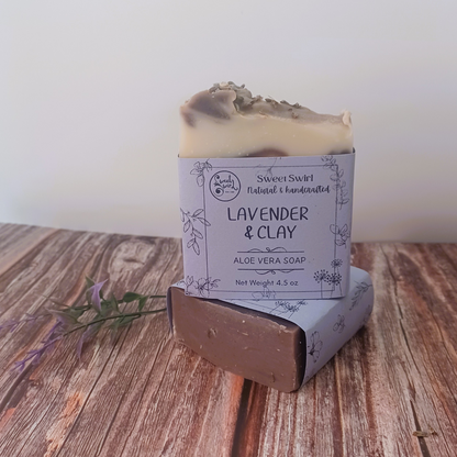 LAVENDER & CLAY  SOAP BAR